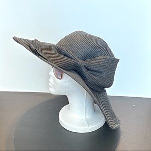 Black Sun N’ Sand Floppy Adjustable Hat